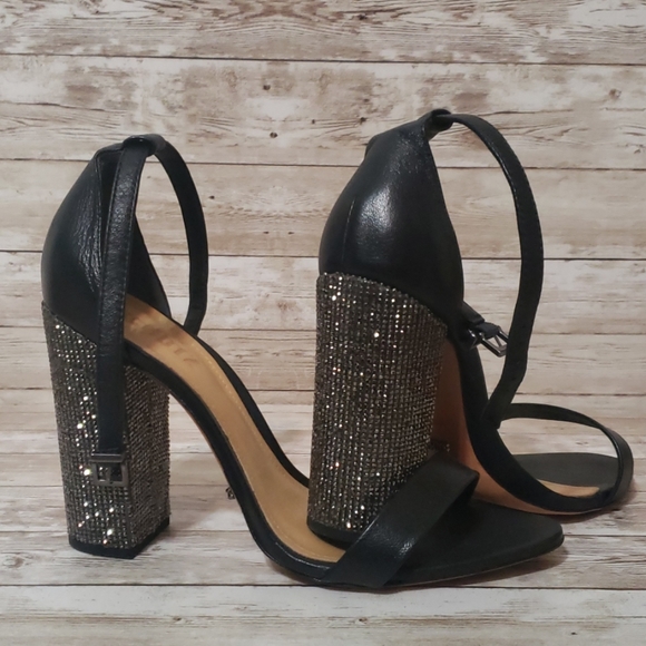 SCHUTZ Crystal Black Heel - Picture 4 of 8